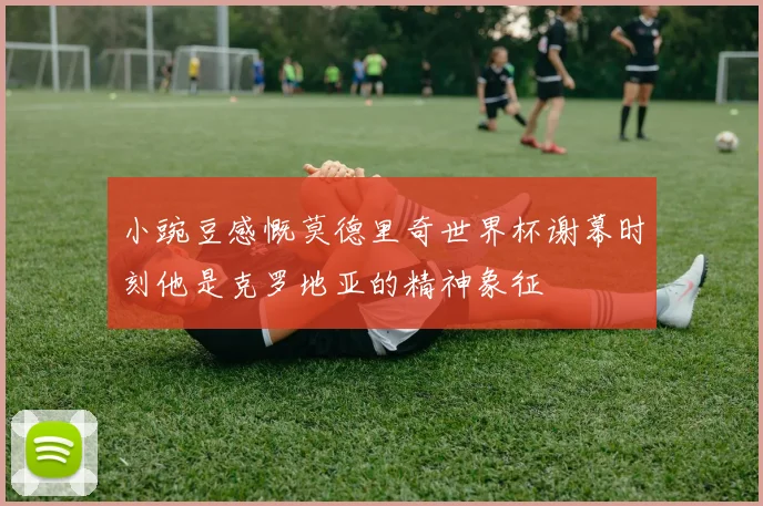 小豌豆感慨莫德里奇世界杯谢幕时刻他是克罗地亚的精神象征